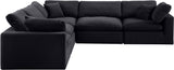 Comfy Modular Sectional – Luxurious Linen Textured Fabric with Plush Down Feather Cushions for Comfort
