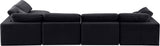Comfy Velvet Modular Sectional - Luxurious Versatile Seating with Plush Down Feather Cushions