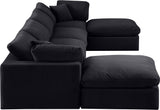 Comfy Modular Sectional - Luxurious Linen Fabric Seating with Plush Cushions for Ultimate Relaxation