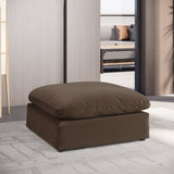 Comfy Fabric Upholstered Modular Ottoman