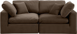 Comfy Modular Sofa - Versatile Contemporary Design with Overstuffed Cushions for Ultimate Comfort