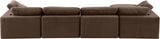 Comfy Velvet Modular Sectional - Adaptable Seating with Plush Down Feather Cushions for Ultimate Comfort