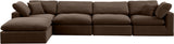Comfy Velvet Modular Sectional - Adaptable Seating with Plush Down Feather Cushions for Ultimate Comfort