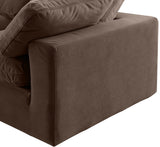 Comfy Velvet Modular Sectional - Luxurious Versatile Seating with Plush Down Feather Cushions