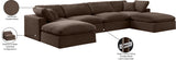 Comfy Modular Sectional - Luxurious Linen Fabric Seating with Plush Cushions for Ultimate Relaxation