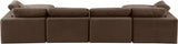 Comfy Modular Sectional - Luxurious Linen Fabric Seating with Plush Cushions for Ultimate Relaxation