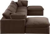 Comfy Modular Sectional - Luxurious Linen Fabric Seating with Plush Cushions for Ultimate Relaxation