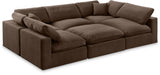 Comfy Modular Sectional Sofa - Stylish Adaptable Seating with Plush Down Feather Cushions & Support