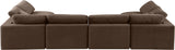 Comfy Modular Sectional - Versatile Contemporary Design with Plush Down Feather Cushions for Comfort