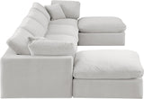 Comfy Modular Sectional - Luxurious Linen Fabric Seating with Plush Cushions for Ultimate Relaxation