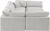 Comfy Modular Sectional Sofa - Stylish Adaptable Seating with Plush Down Feather Cushions & Support