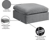 Comfy Fabric Upholstered Modular Ottoman