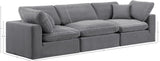 Comfy Modular Sofa - Versatile Linen Textured Design with Overstuffed Cushions for Ultimate Comfort