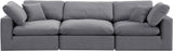 Comfy Modular Sofa - Versatile Linen Textured Design with Overstuffed Cushions for Ultimate Comfort