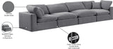Comfy Modular Sofa - Stylish Linen Textured Design with Overstuffed Cushions for Ultimate Comfort