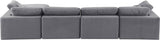 Comfy Velvet Modular Sectional - Adaptable Seating with Plush Down Feather Cushions for Ultimate Comfort