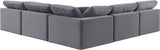 Comfy Modular Sectional - Luxurious Linen Fabric with Overstuffed Cushions for Ultimate Comfort and Style