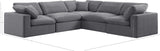 Comfy Modular Sectional – Luxurious Linen Textured Fabric with Plush Down Feather Cushions for Comfort