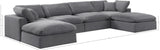 Comfy Modular Sectional - Luxurious Linen Fabric Seating with Plush Cushions for Ultimate Relaxation