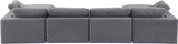 Comfy Modular Sectional - Luxurious Linen Fabric Seating with Plush Cushions for Ultimate Relaxation
