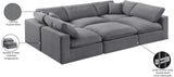 Comfy Modular Sectional Sofa - Stylish Adaptable Seating with Plush Down Feather Cushions & Support