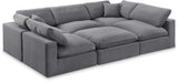 Comfy Modular Sectional Sofa - Stylish Adaptable Seating with Plush Down Feather Cushions & Support