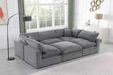 Comfy Modular Sectional Sofa - Stylish Adaptable Seating with Plush Down Feather Cushions & Support