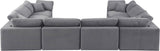 Comfy Modular Sectional - Stylish and Adaptable Seating Solution with Plush Down Feather Cushions