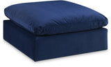 Comfy Fabric Upholstered Modular Ottoman