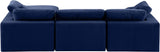 Comfy Modular Sectional Sofa - Luxurious Velvet, Overstuffed Cushions, Versatile Design for Comfort