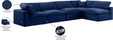 Comfy Velvet Modular Sectional - Luxurious Versatile Seating with Plush Down Feather Cushions