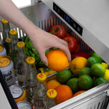 ZLINE 24" Touchstone 168 Can Outdoor-Rated Dual Refrigerator Drawer, Panel Ready Champagne Bronze, RDSPOZ-24-CB