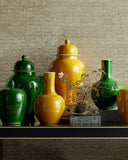 Imperial Yellow Large Temple Jar