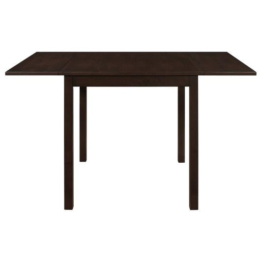 Kelso Rectangular 52-Inch Extension Dining Table Cappuccino
