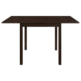 Kelso Rectangular 52-Inch Extension Dining Table Cappuccino