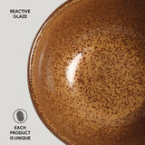 BOWL ORGANIC STONEWARE Ø 5.24" DIJON