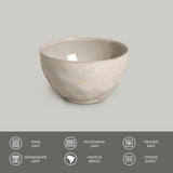 BOWL ORGANIC STONEWARE Ø 5.24" LATTE