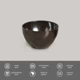 BOWL ORGANIC STONEWARE Ø 5.24" METALLICA