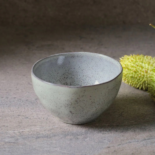 BOWL ORGANIC STONEWARE Ø 5.24" PISTACHE