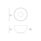 BOWL ORGANIC STONEWARE Ø 5.24" BREEZE