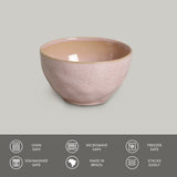 BOWL ORGANIC STONEWARE Ø 5.24" LITCHI
