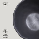 BOWL ORGANIC STONEWARE Ø 5.24" MATTE BLACK