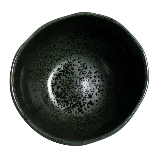 BOWL ORGANIC STONEWARE Ø 5.24" GREENERY