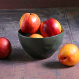 BOWL ORGANIC STONEWARE Ø 5.24" GREENERY