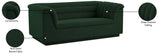 Cascade Loveseat - Modern Curved Arm Design with Deep Channel Tufting for Ultimate Comfort and Style