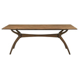 Randolph 79-inch Smart Top Rectangular Dining Table Sheesham and Brown