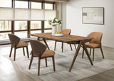 Randolph 5-Piece Smart Top Rectangular Dining Set Sheesham and Brown