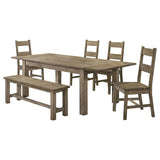 Cardova 51-inch Solid Wood Dining Bench - Vineyard Oak