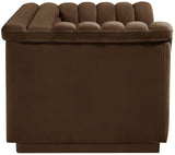 Cascade Loveseat - Modern Curved Arm Design with Deep Channel Tufting for Ultimate Comfort and Style