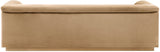 Cascade Boucle Fabric Sofa - Modern Elegance with Curved Arms and Deep Channel Tufting for Comfort